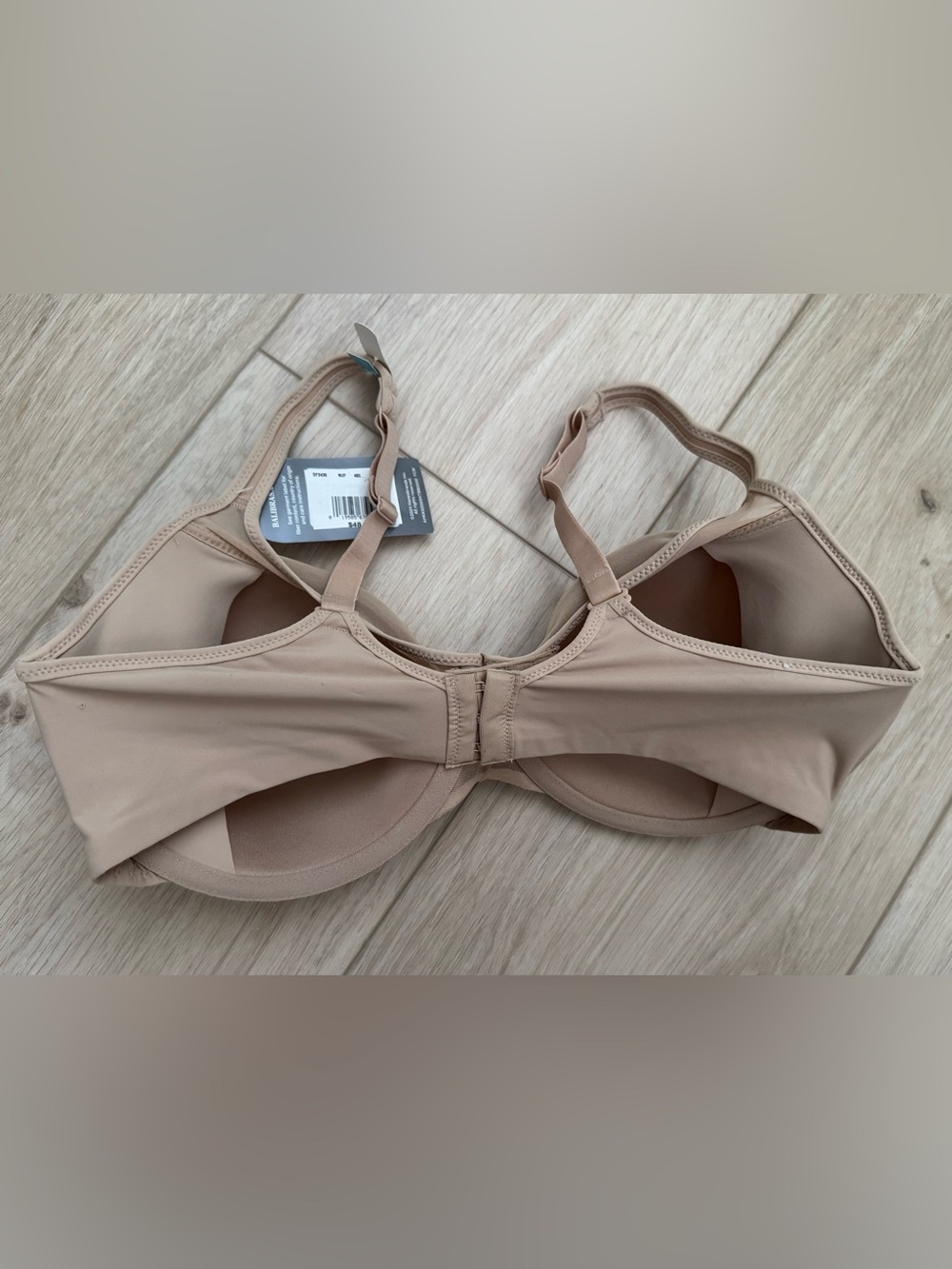 Bali bra style DF3439 nude beige underwire T-shirt bra size 40C new w/ tags! - Picture 7 of 8